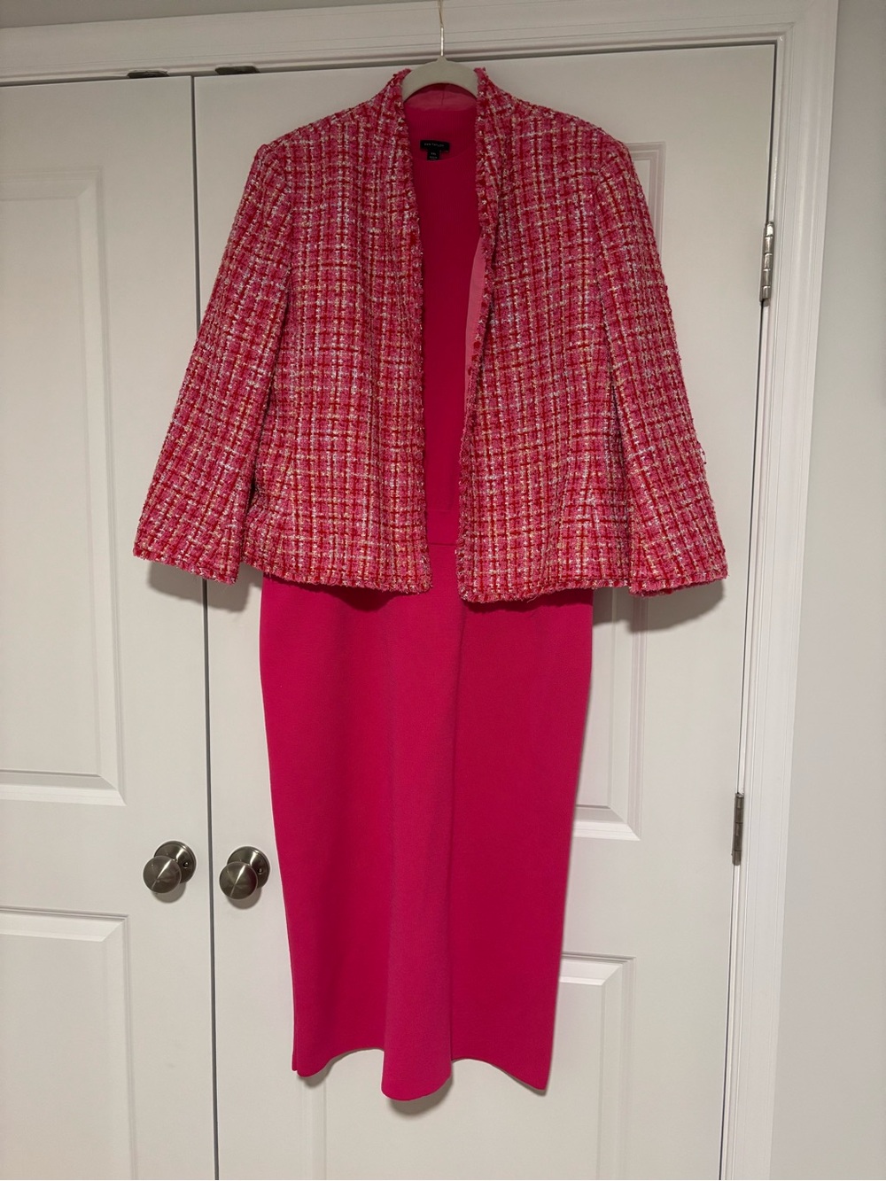 2 for 1 bundle! Ann Taylor Dress paired w tweed jacket